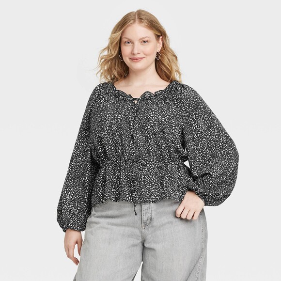 Universal Thread Tops - Universal Thread Long Sleeve Blouse Size XXL NWT